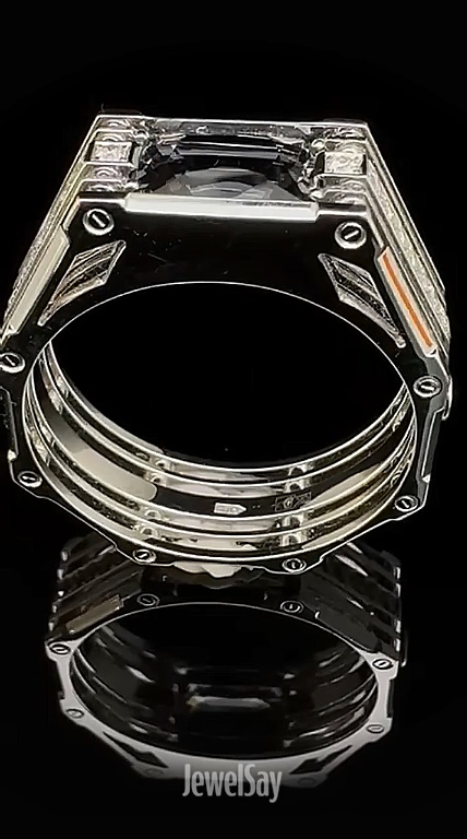 Составное кольцо с натуральной шпинелью 2,5 ct и бриллиантами | Сделать на заказ или купить у наших ювелиров