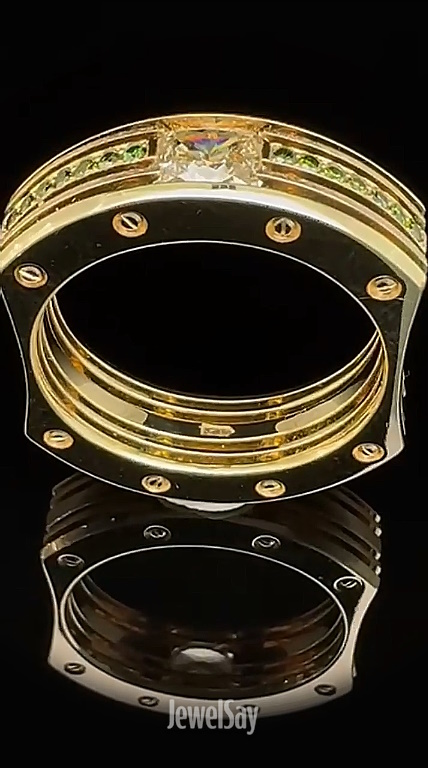 Составное кольцо с натуральным бриллиантом 0,6 ct | Сделать на заказ или купить у наших ювелиров