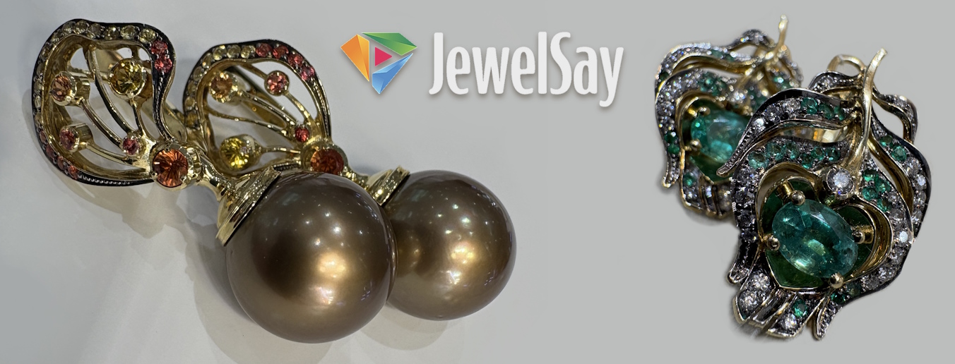 Эксклюзивные и авторские золотые серьги от ювелиров JewelSay: изготовление по индивидуальному заказу и продажа готовых моделей с натуральной или драгоценной вставкой