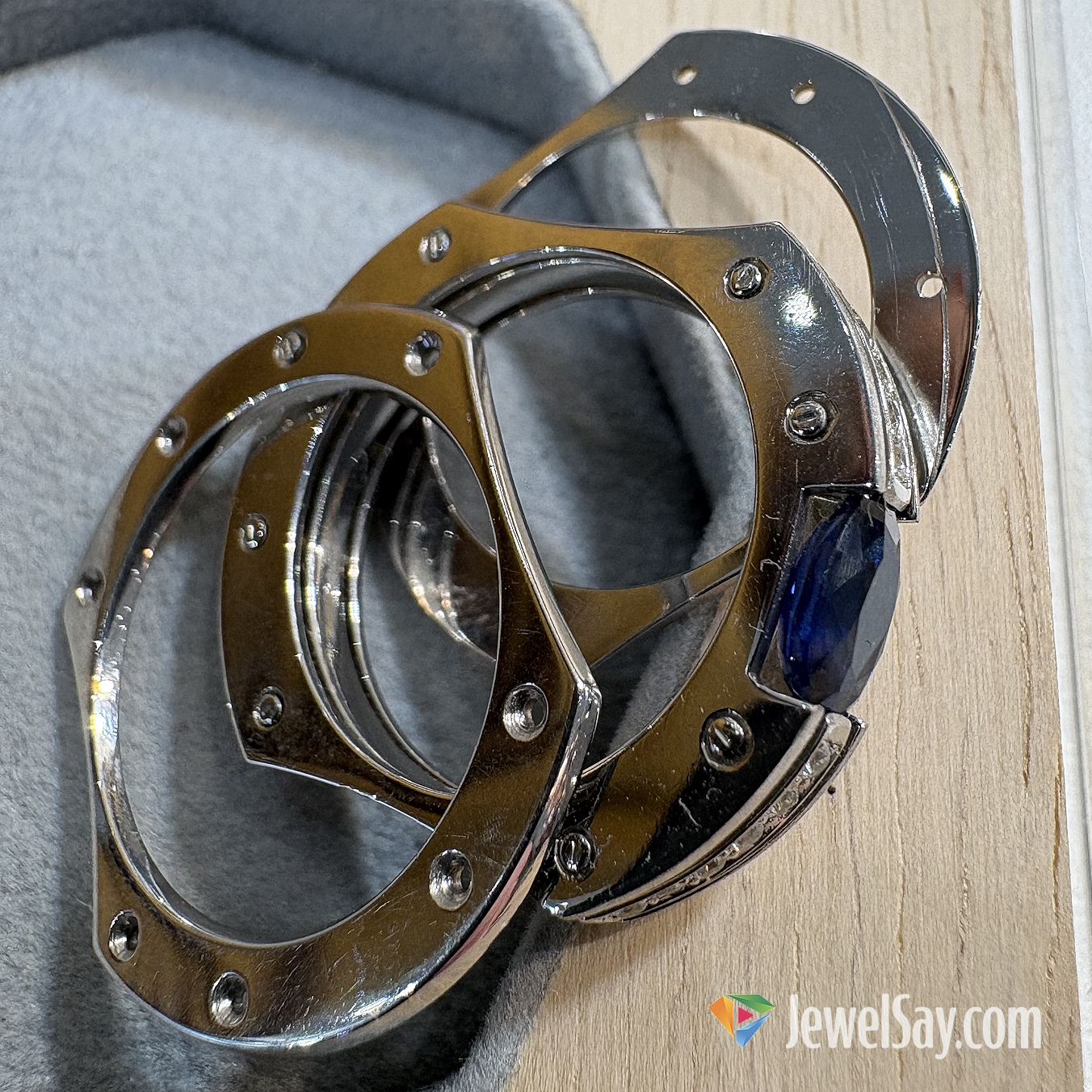 Технология эксклюзивных комбинированных золотых колец "Радиатор"